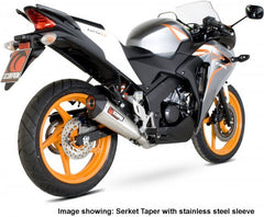 Scorpion Mufflers Serket Taper Full System Carbon Fibre Sleeve | RHA151CEO