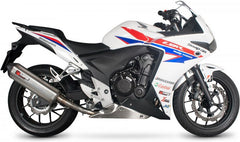 Scorpion Mufflers Serket Parallel Slip-on Brushed Stainless Steel Sleeve | RHA157SEO