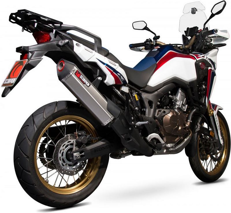 Scorpion Mufflers Serket Parallel Slip-on Brushed Stainless Steel Sleeve | RHA173SEO