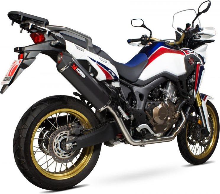 Scorpion Mufflers Serket Parallel Full System Black Ceramic Coated Sleeve | RHA173SYSBCER