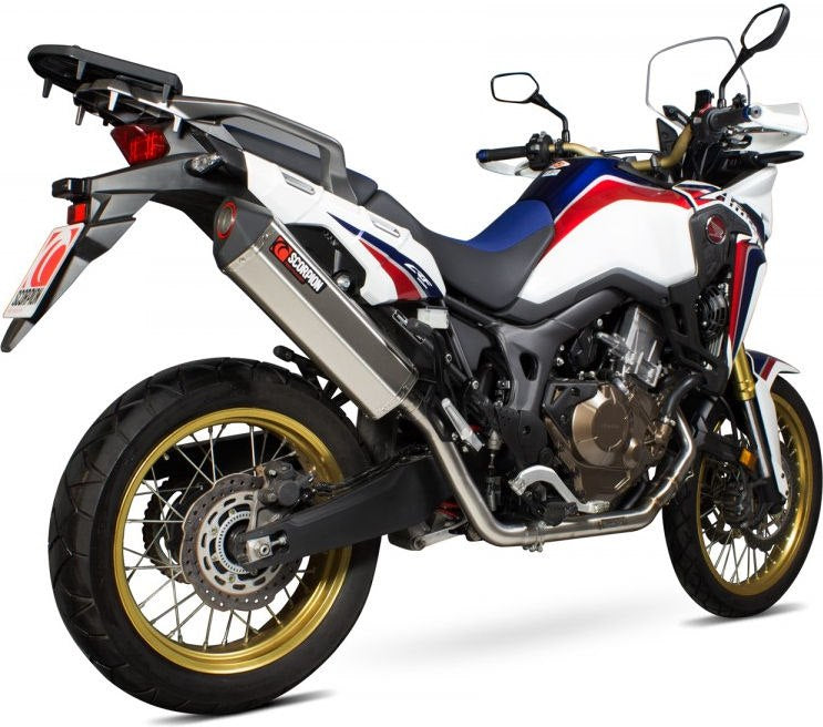 Scorpion Mufflers Serket Parallel Full System Brushed Stainless Steel Sleeve | RHA173SYSSEO