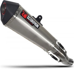 Scorpion Mufflers Serket Taper Slip-on Brushed Stainless Steel Sleeve | RHA176SEO