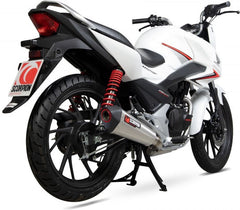 Scorpion Mufflers Serket Taper Full System Brushed Stainless Steel Sleeve (NON EU HOMOLOGATED) | RHA182SYSSEO