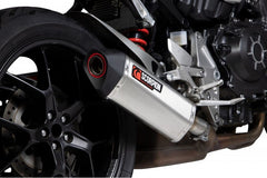 Scorpion Mufflers Serket Parallel Slip-on Brushed Stainless Steel Sleeve (NON EU HOMOLOGATED) | RHA187SEO