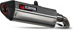 Scorpion Mufflers Serket Parallel Slip-on Brushed Stainless Steel Sleeve (NON EU HOMOLOGATED) | RKA125SEO