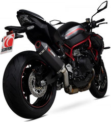 Scorpion Mufflers Serket Parallel Slip-on Black Ceramic Coated Sleeve (NON EU HOMOLOGATED) | RKA135BCER