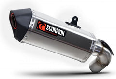 Scorpion Mufflers Serket Parallel Slip-on Titanium Sleeve. Fits with panniers (NON EU HOMOLOGATED) | RKA137TEO