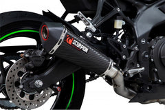Scorpion Mufflers Serket Taper Full System Carbon Fibre Sleeve (NON EU HOMOLOGATED) | RKA141SYSCEO