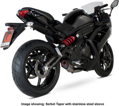Scorpion Mufflers Serket Taper Full System Carbon Fibre Sleeve | RKA90SYSCEO