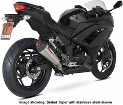 Scorpion Mufflers Serket Taper Slip-on Titanium Sleeve | RKA95TEO