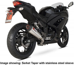 Scorpion Mufflers Serket Taper Full System Carbon Fibre Sleeve | RKA96SYSCEO