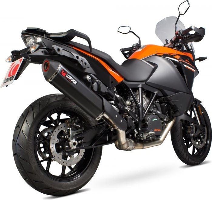 Scorpion Mufflers Serket Parallel Slip-on Black Ceramic Coated Sleeve | RKT85BCER