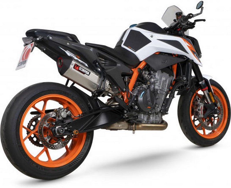 Scorpion Mufflers Serket Parallel Slip-on Brushed Stainless Steel Sleeve | RKT94SEO