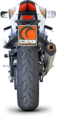 Scorpion Mufflers Serket Taper Slip-on Brushed Stainless Steel Sleeve | RSI109SEO
