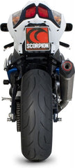 Scorpion Mufflers Serket Taper Slip-on Brushed Stainless Steel Sleeve | RSI111SEO