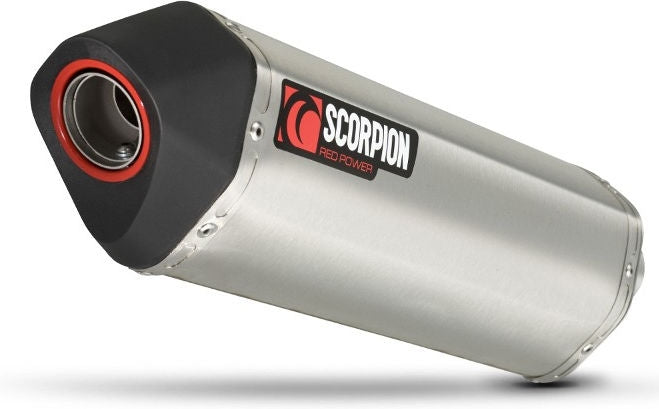 Scorpion Mufflers Serket Parallel Slip-on Brushed Stainless Steel Sleeve | RSI116SEO