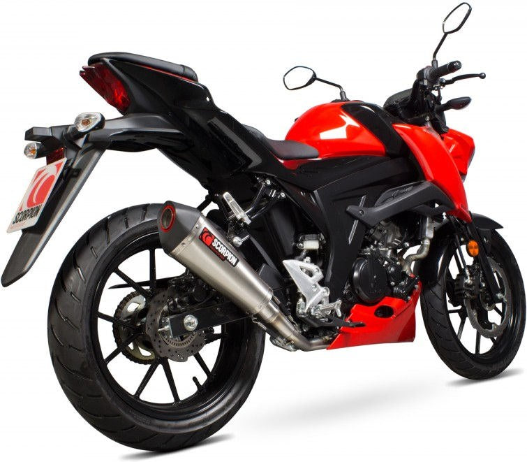 Scorpion Mufflers Serket Taper Full System Brushed Stainless Steel Sleeve | RSI124SEO