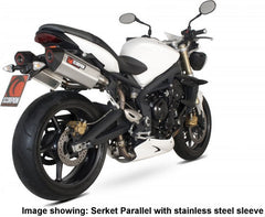 Scorpion Mufflers Serket Parallel Slip-on (Pair) Carbon Fibre Sleeve | RTR64CEO