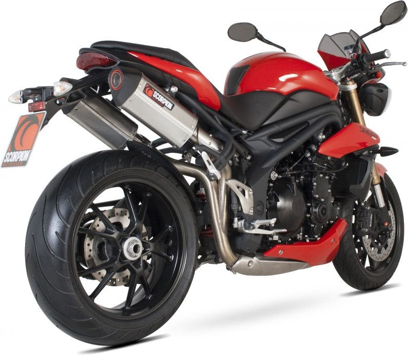 Scorpion Mufflers Serket Parallel Slip-on (Pair) Brushed Stainless Steel Sleeve | RTR70SEO