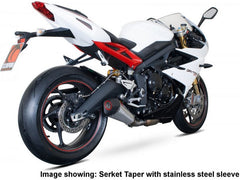 Scorpion Mufflers Serket Taper Slip-on Carbon Fibre Sleeve | RTR75CEO