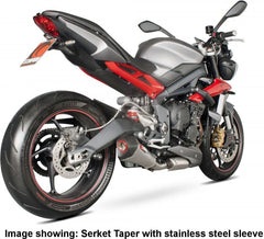 Scorpion Mufflers Serket Taper Slip-on Carbon Fibre Sleeve | RTR79CEO