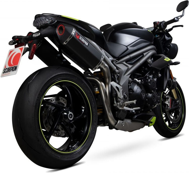 Scorpion Mufflers Serket Parallel Slip-on (Pair) Black Ceramic Coated Sleeve (NON EU HOMOLOGATED) | RTR88BCER