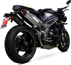 Scorpion Mufflers Serket Parallel Slip-on (Pair) Brushed Stainless Steel Sleeve (NON EU HOMOLOGATED) | RTR88SEO