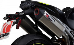 Scorpion Mufflers Serket Parallel Slip-on (Pair) Titanium Sleeve (NON EU HOMOLOGATED) | RTR88TEO