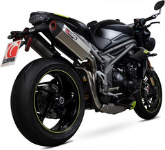 Scorpion Mufflers Serket Parallel Slip-on (Pair) Titanium Sleeve (NON EU HOMOLOGATED) | RTR88TEO