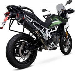 Scorpion Mufflers Serket Parallel Slip-on Black Ceramic Coated Sleeve. Fits with panniers (NON EU HOMOLOGATED) | RTR90BCER