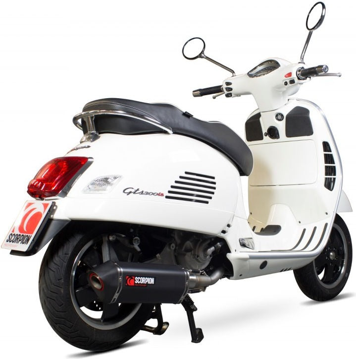 Scorpion Mufflers Serket Parallel Full System Black Ceramic Coated Sleeve | RVE211BCER