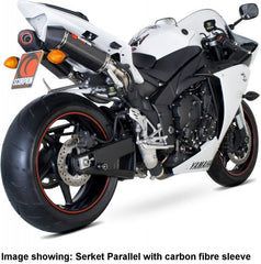 Scorpion Mufflers Serket Parallel Slip-on (Pair) Brushed Stainless Steel Sleeve | RYA85SEO