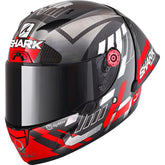 Shark Full Face Helmet Race-R Pro GP 06 Replica Zarco Winter Test Carbon Chrom Red | HE0480EDUR