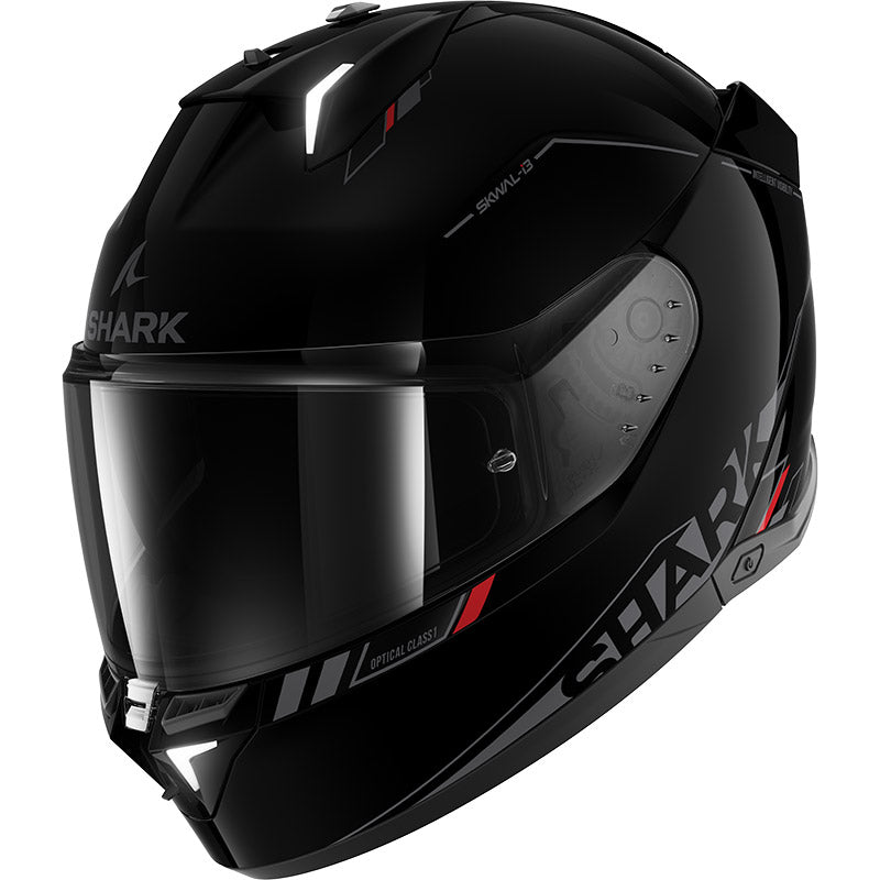 Shark Full Face Helmet Skwal I3 Blank SP Black Anthracite Red | HE0810EKAR