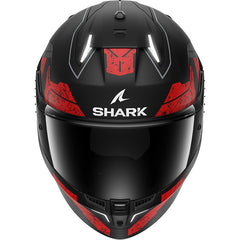 Shark Full Face Helmet Skwal I3 Rhad Mat Black Chrom Red | HE0821EKUR