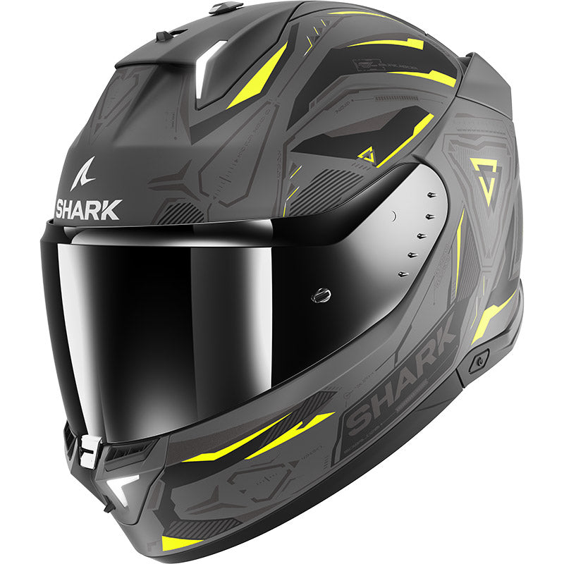 Shark Full Face Helmet Skwal I3 Linik Mat Anthracite Yellow Black | HE0823EAYK