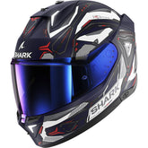 Shark Full Face Helmet Skwal I3 Linik Mat Blue White Red | HE0823EBWR