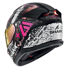 Shark Full Face Helmet Skwal I3 Hellcat Mat Black Chrom Purple | HE0829EKUV