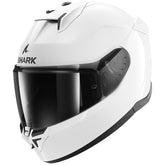 Shark Full Face Helmet D-Skwal 3 Blank White Azur | HE0900EWHU