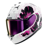 Shark Full Face Helmet D-Skwal 3 Mayfer White Violet Anthracite | HE0926EWVA