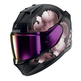 Shark Full Face Helmet D-Skwal 3 Mayfer Mat Black Violet Gold | HE0927EKVQ