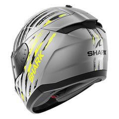 Shark Full Face Helmet Ridill 2 Assya Silver Anthracite Yellow | HE1120ESAY