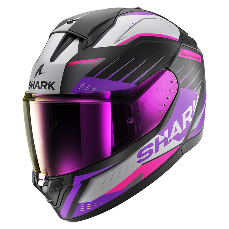 Shark Full Face Helmet Ridill 2 Bersek Mat Black Violet Violet | HE1123EKVV