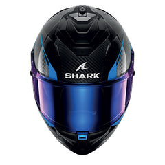Shark Full Face Helmet Spartan GT Pro Kultram Carbon Carbon Black Bleu | HE1310EDKB