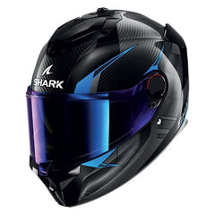 Shark Full Face Helmet Spartan GT Pro Kultram Carbon Carbon Black Bleu | HE1310EDKB