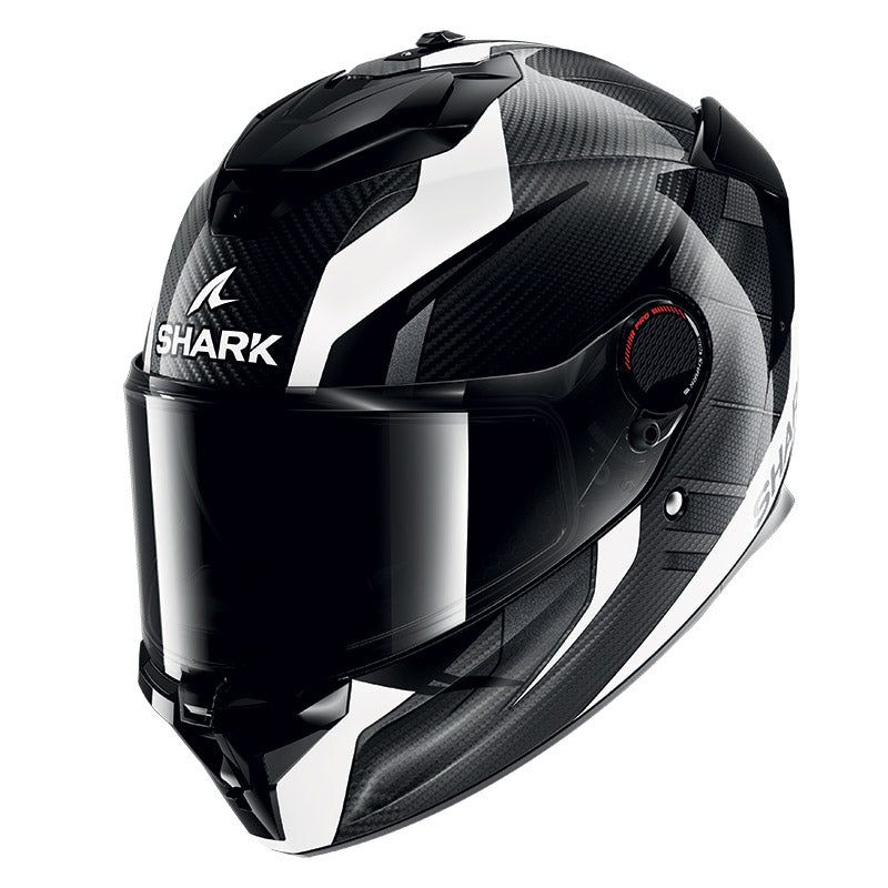 Shark Full Face Helmet Spartan GT Pro Kultram Carbon Carbon White Black | HE1310EDWK
