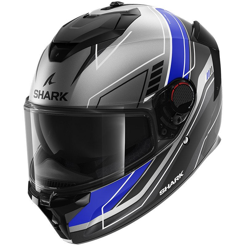 Shark Full Face Helmet Spartan GT Pro Toryan Mat Anthracite Blue Black | HE1316EABK