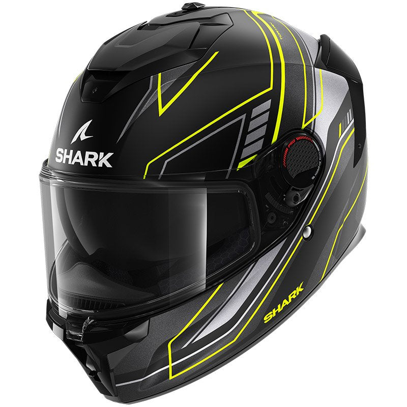 Shark Full Face Helmet Spartan GT Pro Toryan Mat Black Yellow Anthracite | HE1316EKYA