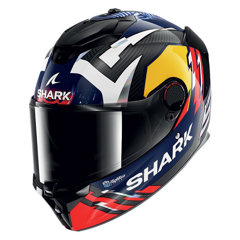 Shark Full Face Helmet Spartan GT Pro Replica Zarco Signature Carbon Carbon Chrom Red | HE1317EDUR