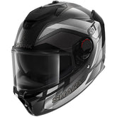 Shark Full Face Helmet Spartan GT Pro Ritmo Carbon Mat Carbon Silver Chrom | HE1356EDSU
